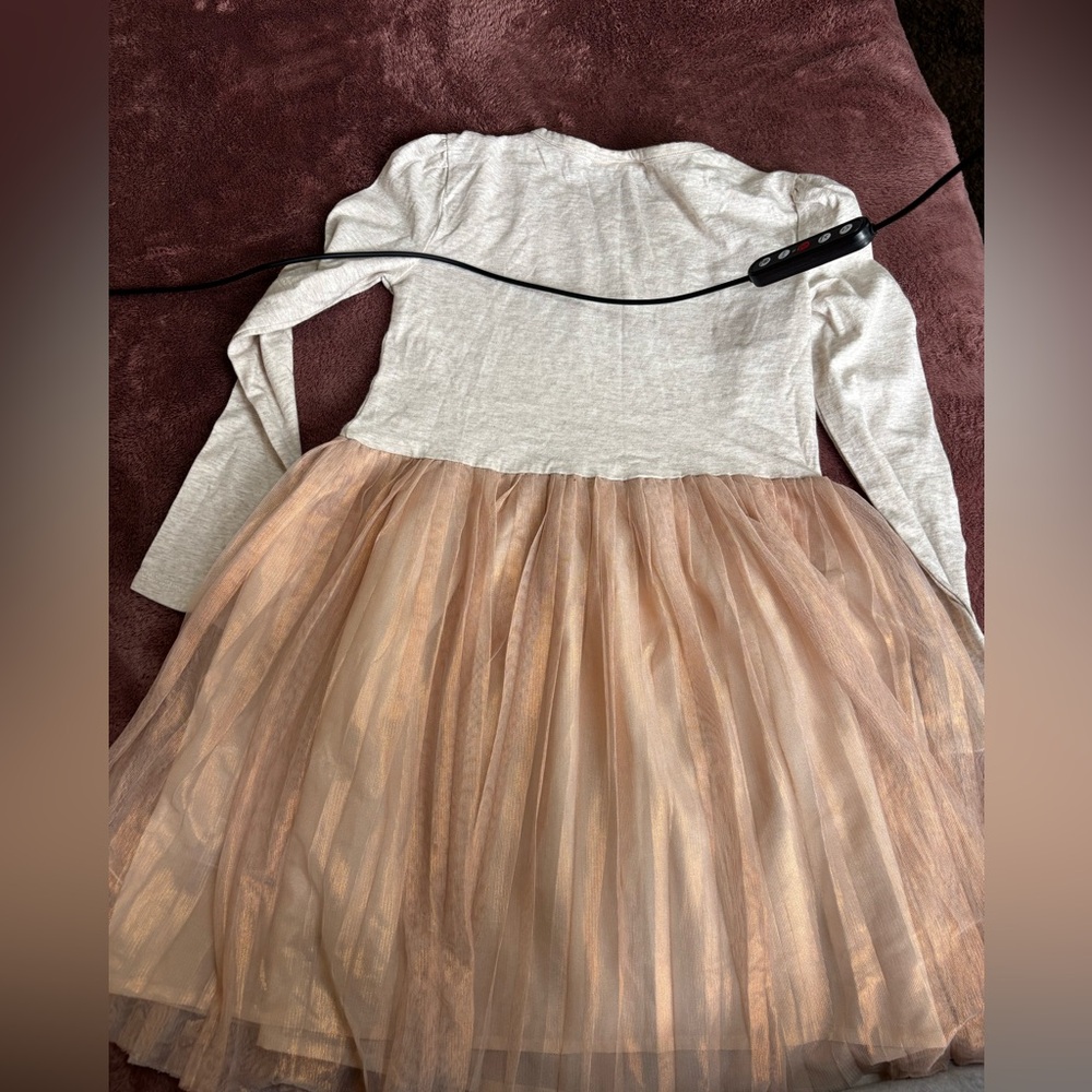 Gap Cream and Tan Kids Dress - Picture 8 of 9